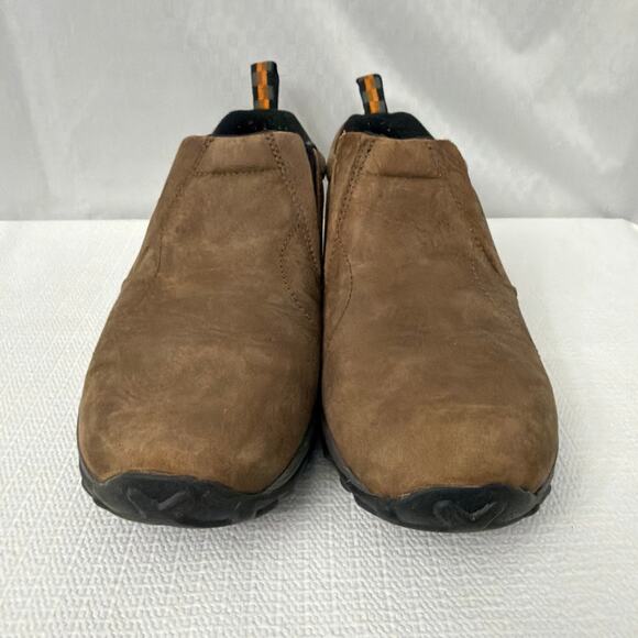 Merrell Jungle Moc Shoes Mens Size 8.5 Brown Nubuck Leather Casual Slip On main image 6